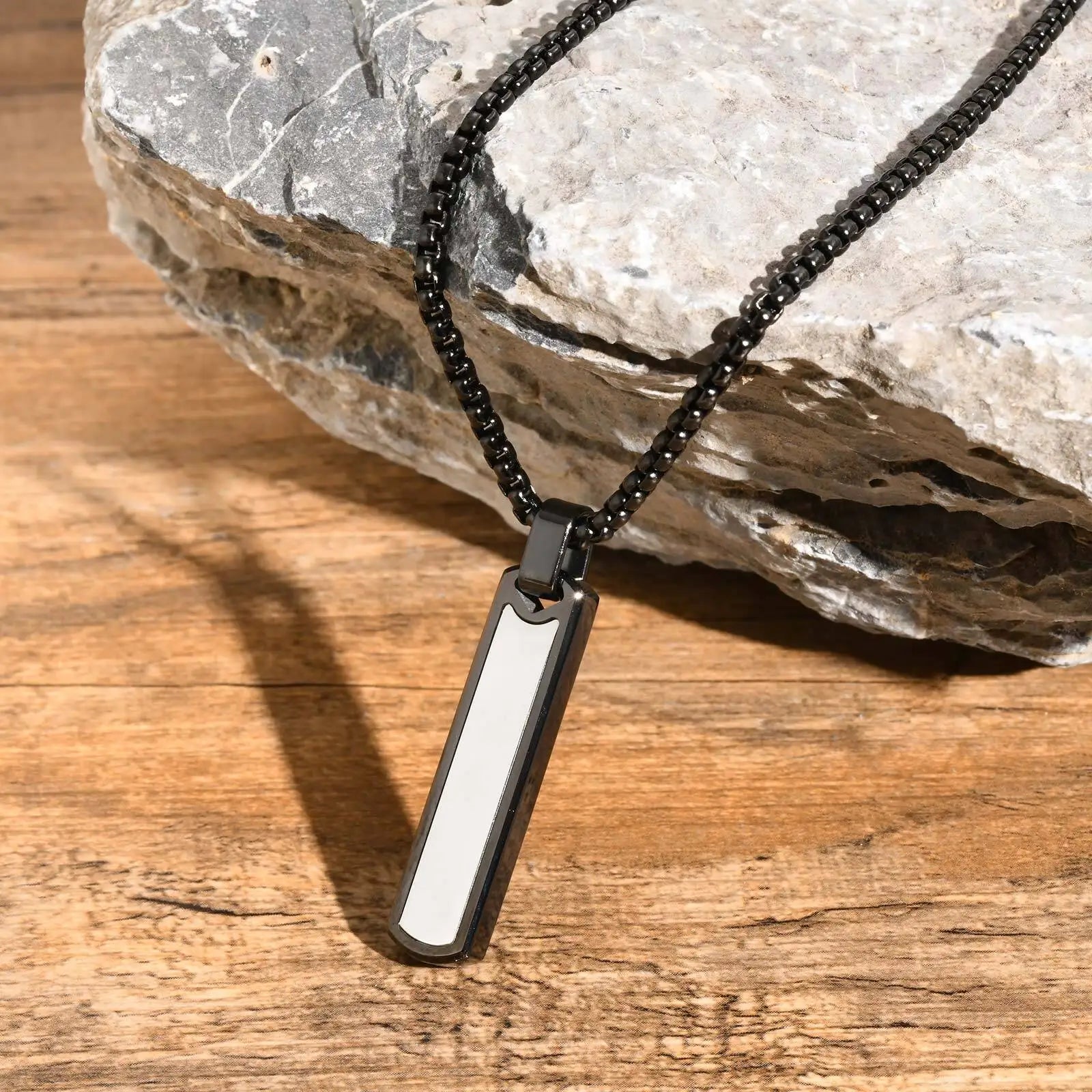 Silver Bar Necklace