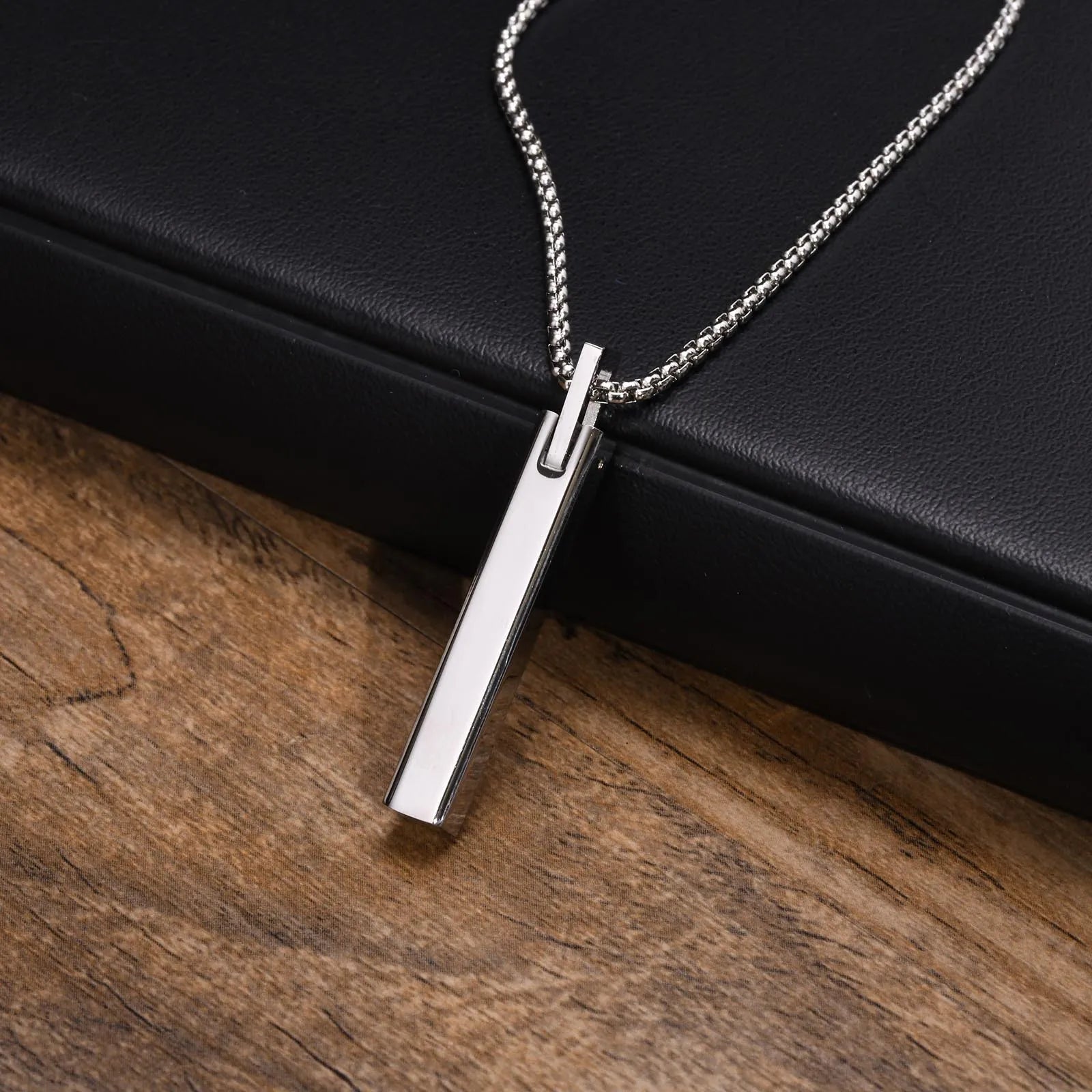 Silver Bar Necklace