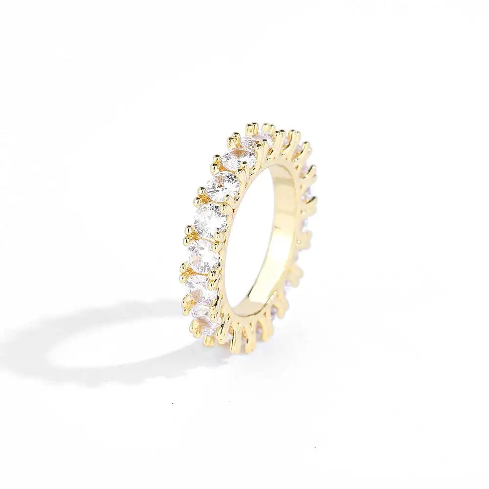 Icy CZ Eternity Ring