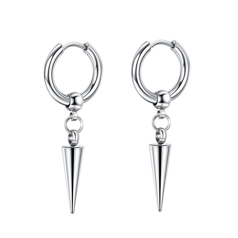 Cross Hoop Earring Set