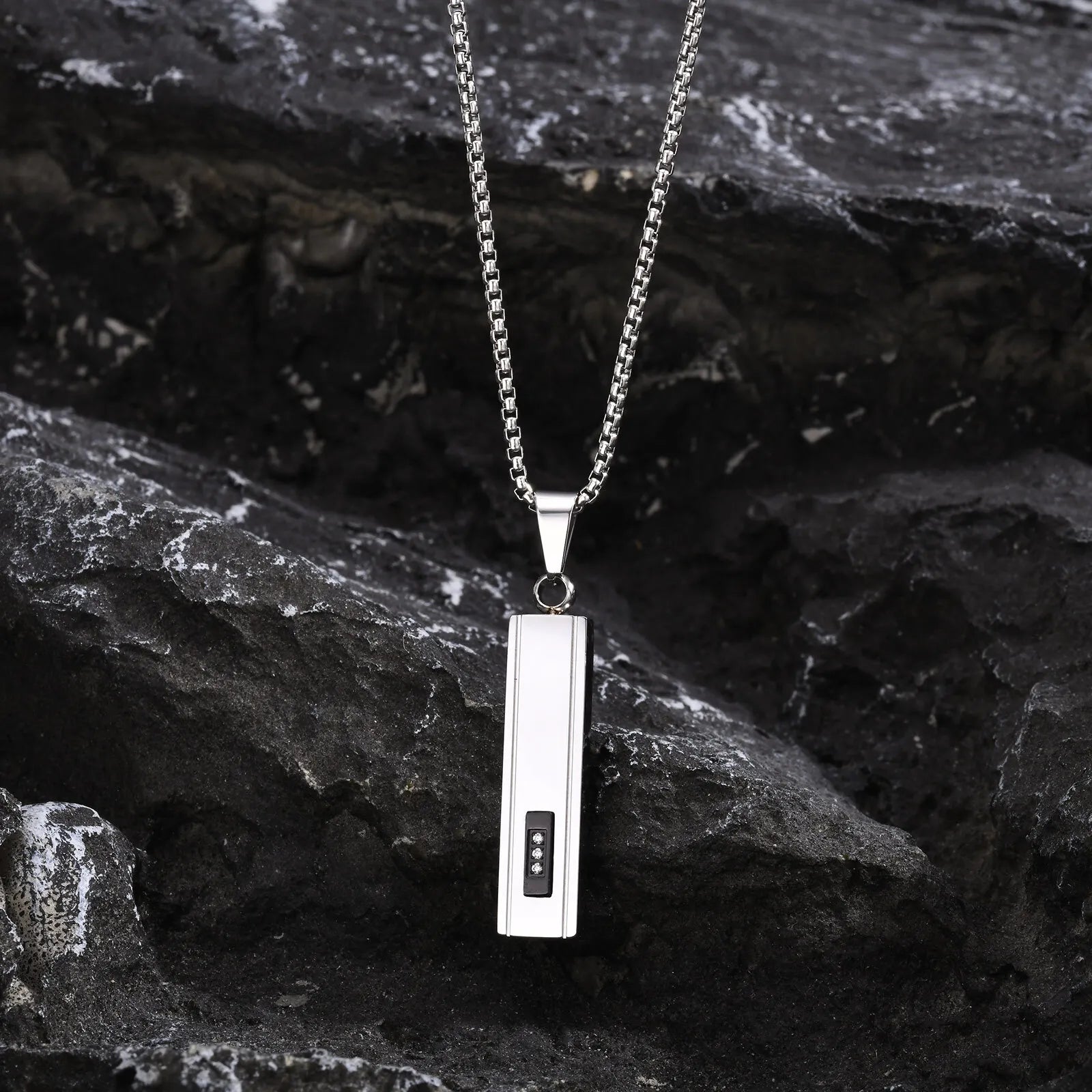 Silver Bar Necklace