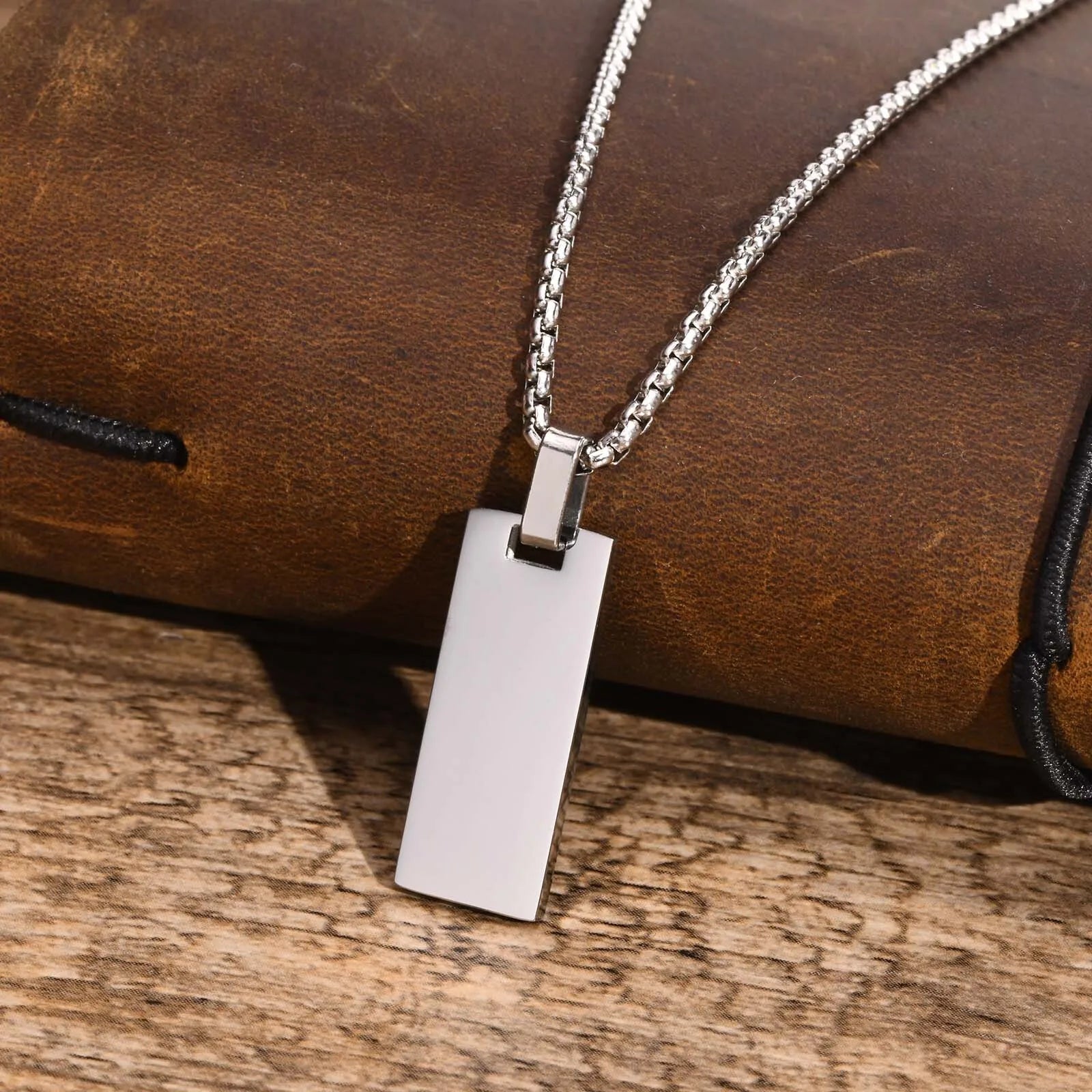 Silver Bar Necklace