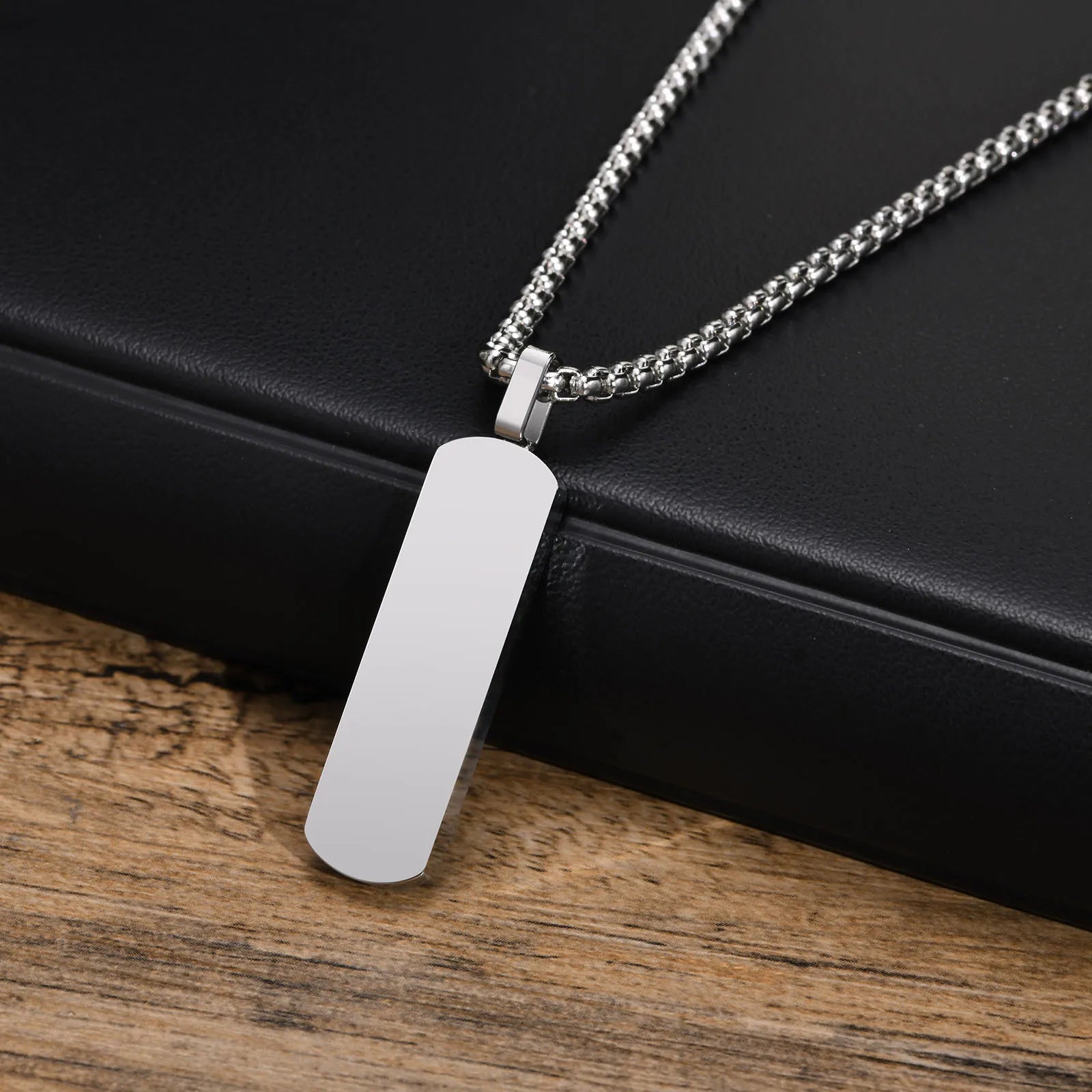 Silver Bar Necklace