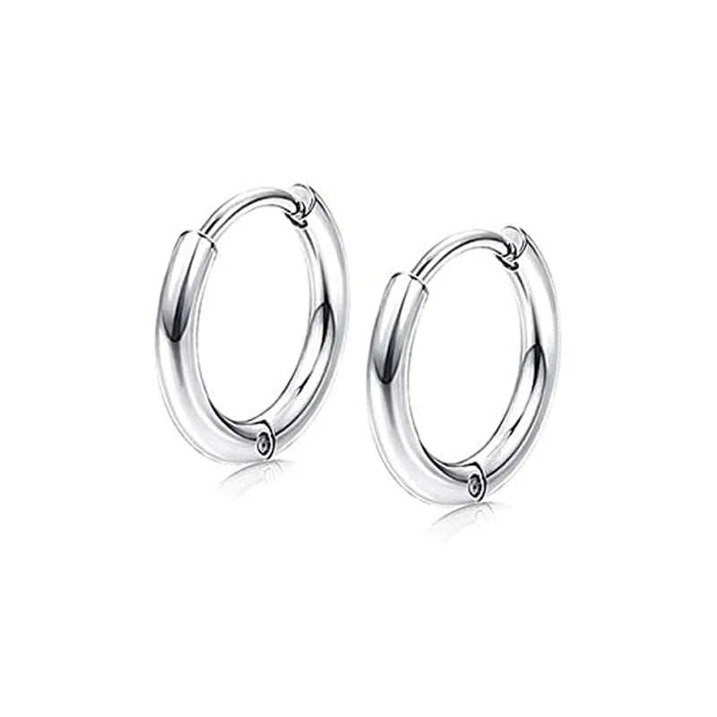Cross Hoop Earring Set