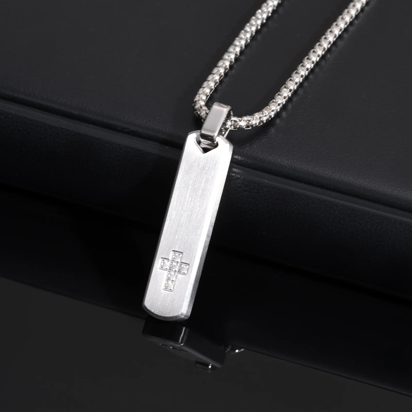 Silver Bar Necklace