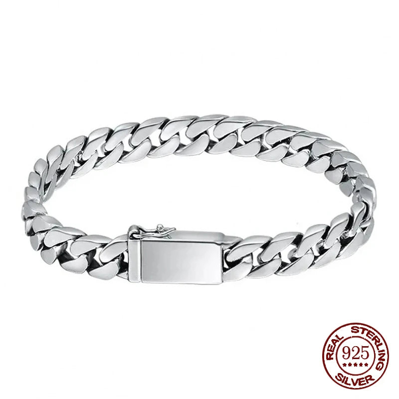 8MM Silver Punk Bracelet