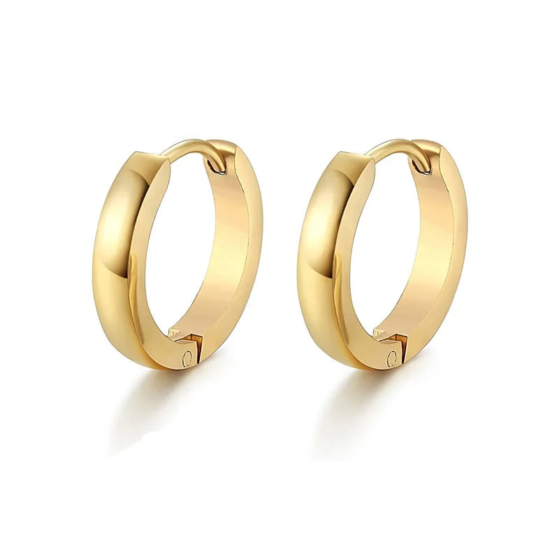 Cross Hoop Earring Set