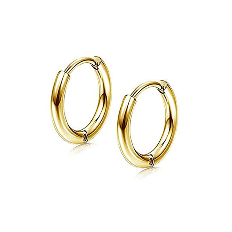 Cross Hoop Earring Set