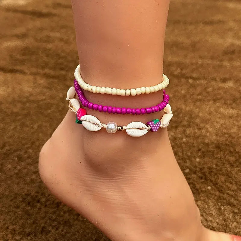 Boho Beach Anklets