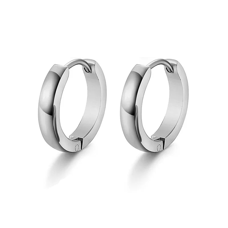 Cross Hoop Earring Set