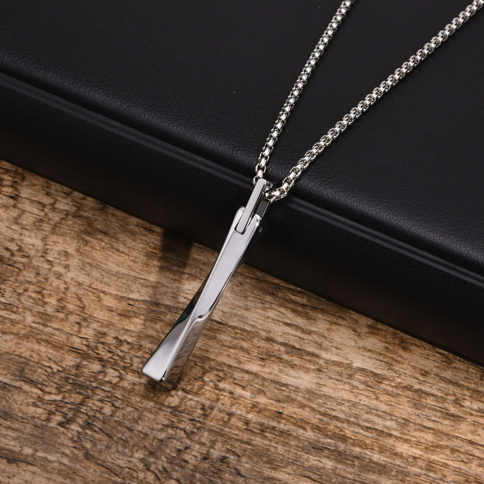 Silver Bar Necklace