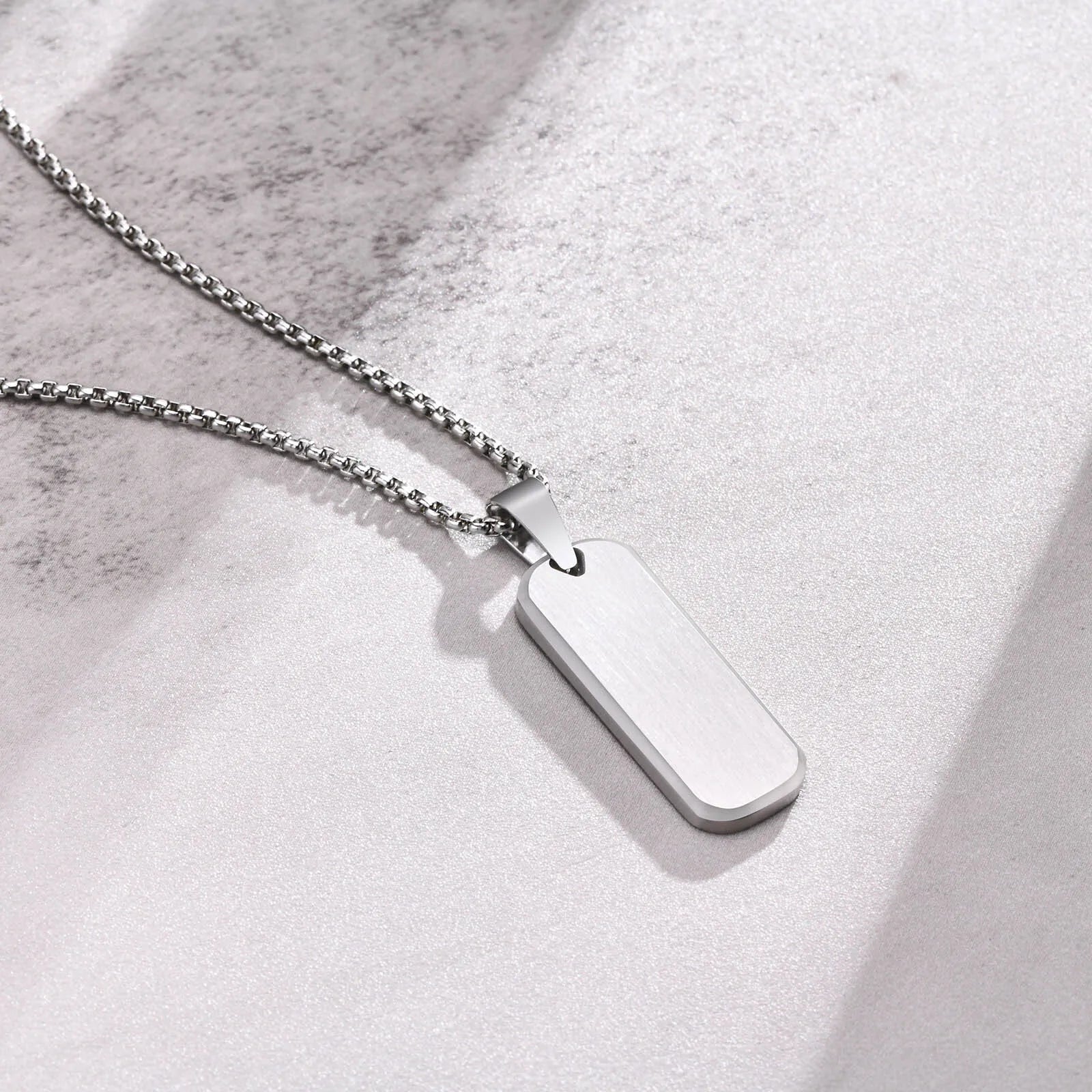 Silver Bar Necklace